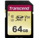 Transcend SDXC 64 GB UHS-I U3 TS64GSDC500S – Zboží Mobilmania