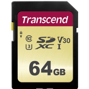 Transcend SDXC 64 GB UHS-I U3 TS64GSDC500S