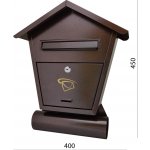 Poštovní schránka 280x310x50 mm měděná – Zbozi.Blesk.cz