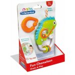 Clementoni Elektronická chrastítko s úchytem Chameleón – Zboží Mobilmania