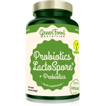 GreenFood Probiotika LactoSpore + Prebiotics 60 kapslí