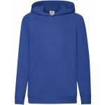 Fruit of the Loom Dětská lehká mikina s kapucí světle šedý melír – Zboží Dáma