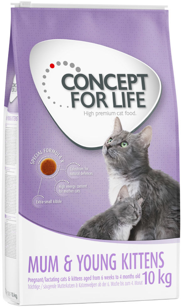 Concept for Life Mum & Young Kittens Vylepšená receptura 2 x 10 kg