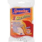 Spontex 2 Marathon houbička na nádobí se silnou červenou abrasivní vrstvou 2 ks – Hledejceny.cz