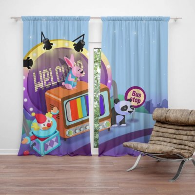 Sablio Závěs Bus stop: 2ks 140x250cm – Hledejceny.cz