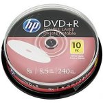 HP DVD+R 8,5GB 8x, printable, cakebox, 10ks (DRE00060WIP-3) – Zbozi.Blesk.cz