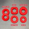 Topped Toys Silicone Cock Rings Pleasure Spot Red