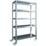 Biedrax Regál 40 x 130 x 160 cm 5 polic – HobbyKompas.cz