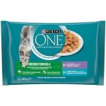 Purina ONE Indoor Formula tuňák telecí 4 x 85 g – Zbozi.Blesk.cz