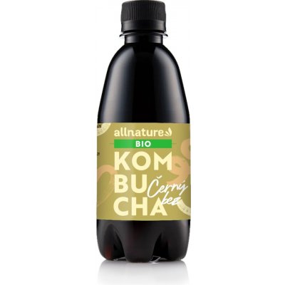 Allnature Kombucha černý bez BIO 330 ml – Zboží Dáma Allnature Kombucha černý bez BIO 330 ml – Zboží Dáma