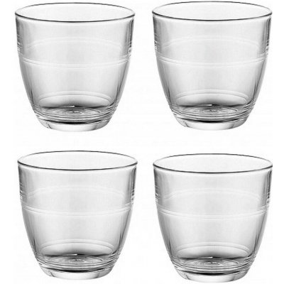 Duralex 1016AC04A0111 Sklenice na pití Gigogne sklenice na vodu sklenice na džus sklo transparentní 4 x 160 ml – Zboží Mobilmania
