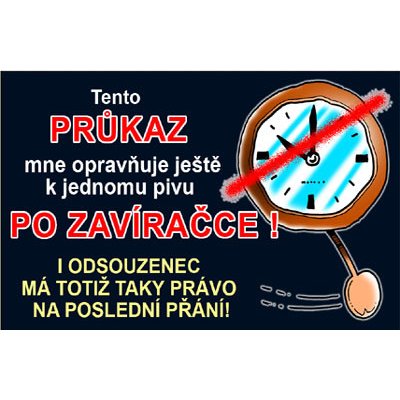 Průkaz Tento průkaz mne opravňuje ještě – Hledejceny.cz