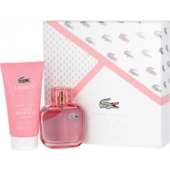 Lacoste Eau de Lacoste L.12.12. Pour Elle Sparkling EDT 90 ml + sprchový gel 150 ml dárková sada