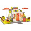 Dětské hřiště Smoby Domček Neo Friends House DeLuxe s veľkou záhradou a občerstvením pod slnečníkmi SM810211-G