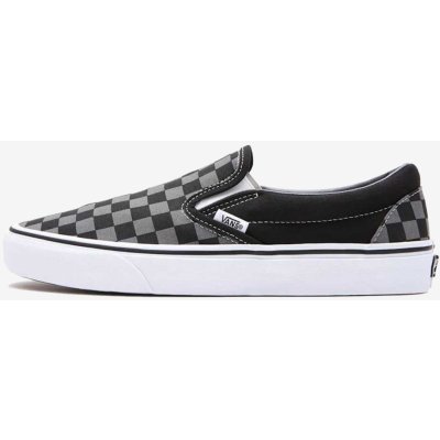 Vans classic Slip On black/pewter checkerboard – Zboží Dáma