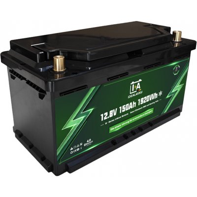 ❄️Idealakku IA-12-150H LiFePO4 12V 150Ah s ohřevem Bluetooth BMS DIN H8/LN5 – Zboží Živě