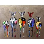 Figuered ART malování podle čísel ZEBRY ZEZADU – Sleviste.cz