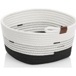 Kela Košík Hedda 28 cm směs bavlna/polyester bílo-černá – Sleviste.cz