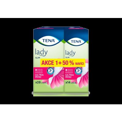 Tena Lady Slim Ultra Mini+50% 42 ks 211482 – Zboží Mobilmania