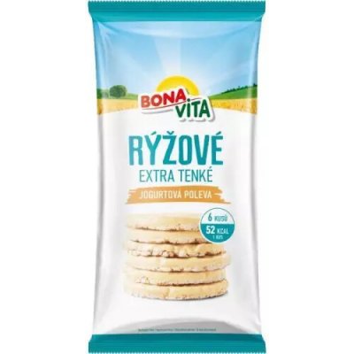 Bonavita Chlebíčky rýžové s jogurtovou polevou 70 g – Sleviste.cz