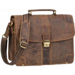 Greenburry Vintage kožená aktovka 1709M-25 hnědá – Hledejceny.cz
