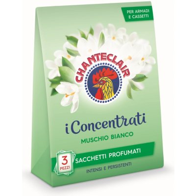 Chante Clair Muschio Bianco vonné sáčky do skříní a zásuvek 3 ks – Zboží Dáma