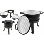 Rossler Myslivecký kotlík 8 litrů 3v1 MK304, litinový hrnec, litinová pánev, P209, smalt – Zboží Mobilmania