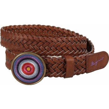 Desigual pásek 57R55B9/Belt Trenzado 6000/Marron