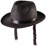 Černý klobouk rabín s pejzy – Zboží Dáma