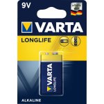 Varta Longlife 9V 1ks 4122101411 – Zboží Živě