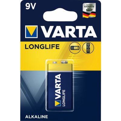 Varta Longlife 9V 1ks 4122101411