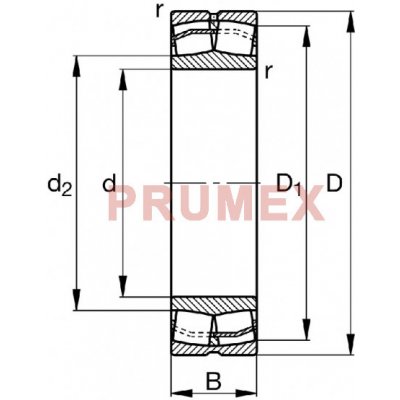 FAG 24134-BE-XL-C3 soudečkové ložisko – Zbozi.Blesk.cz