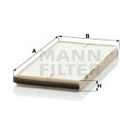 Filtr, vzduch v interiéru MANN-FILTER CU 22 002-2 – Hledejceny.cz