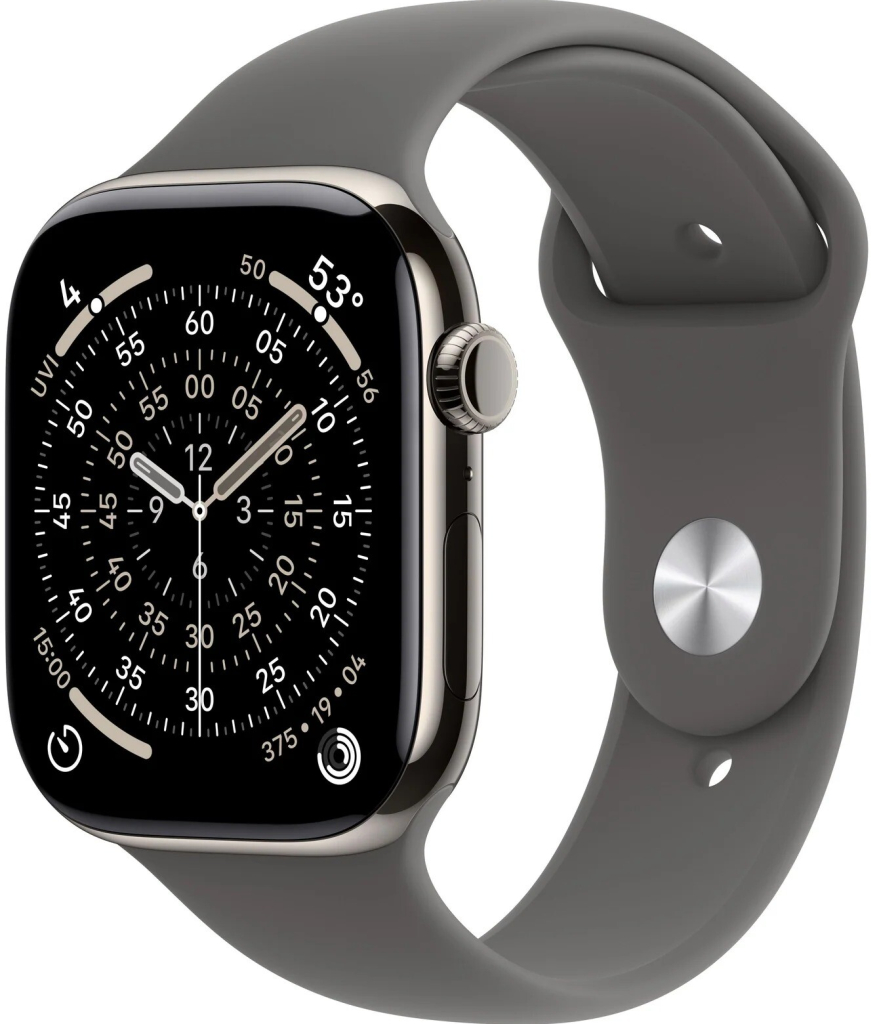Apple Watch Series 11 Cellular 46mm Sport Band/Stone Grey MFCW4MP/A