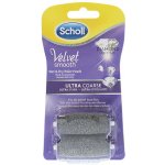 Scholl Velvet Smooth náhradní hlavice s diamantovými krystalky ultra drsná 2 ks – Zboží Mobilmania