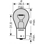 Osram standard oranžová PY21W BAU15s 12V 21W 10ks – Hledejceny.cz