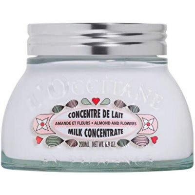 L´occitane Almond and Flowers Milk Concentrate tělový krém 200 ml – Zboží Mobilmania