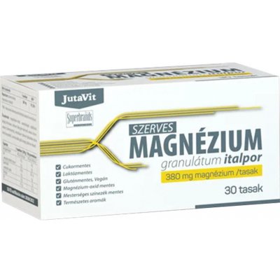 JutaVit Organic Magnesium Granules drink powder citron 30 sáčků – Hledejceny.cz