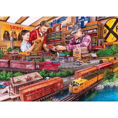 Masterpieces Lionel Train Edition Shopping Spree 1000 dílků – Zboží Mobilmania