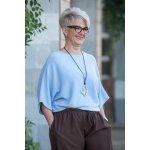 Oversize svetr BRIDGET Azurově modrá – Zbozi.Blesk.cz