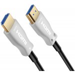 PremiumCord optický fiber High Speed with Ether. 4K@60Hz kabel 20m, M/M, zlacené konektory - kphdm2x20 – Zbozi.Blesk.cz
