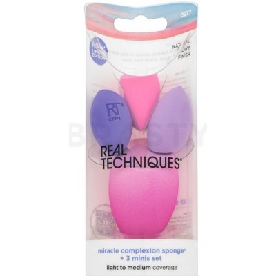 Real Techniques Miracle Complexion Sponge 1 ks + Mini 3 ks – Zboží Mobilmania