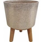 Strend Pro kvetináč, Bambusové vlákno, 30x30x37 cm – Zboží Mobilmania