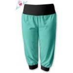 Be MaaMaa sportovní 3/4 legíny Capri máta/černá – Zboží Mobilmania