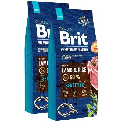 Brit Premium by Nature Sensitive Lamb 2 x 15 kg – Sleviste.cz