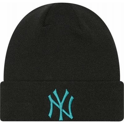 New York Yankees MLB League Essential Cuff beanie black/Light blue – Zboží Mobilmania