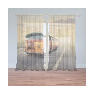Sablio Záclony Autobus veterán: 2ks 150x250cm – Hledejceny.cz