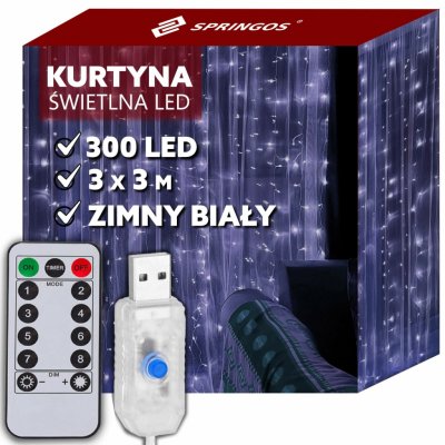 Springos CL4023 SVĚTÝLKA DRÁTKY 300 LED – Hledejceny.cz