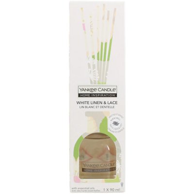 Yankee Candle Aroma difuzér Home Inspiration White Linen & Lace 90 ml – Hledejceny.cz