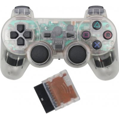 PSko Bezdrátový ovladač pro PS1 a PS2 bílý E10047 – Zboží Živě
